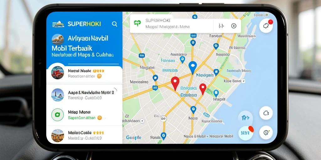 Tampilan antarmuka aplikasi SUPERHOKI yang modern dan informatif.