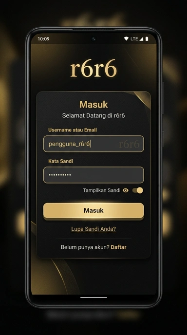 Masuk Akun r6r6 untuk Pengguna Android
